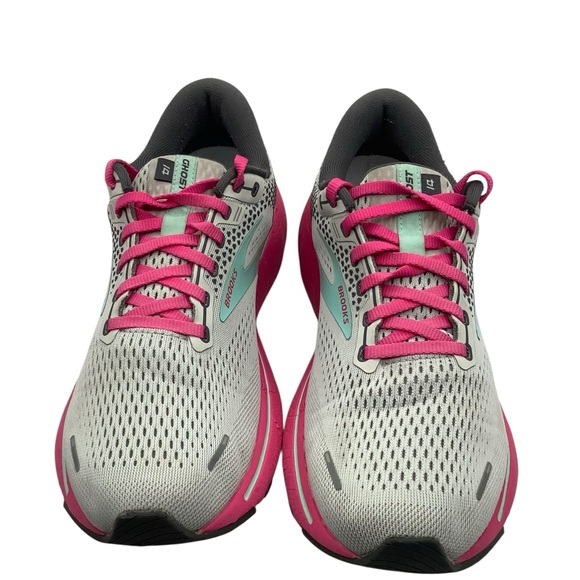 Brooks Ghost 14 Women's Pink and Gray Running Shoes‎ - Picture 1 of 7